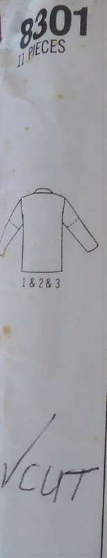 SIMPLICITY 8301 4 HOUR JACKET SIZE WW = 18 - 24 COMPLETE