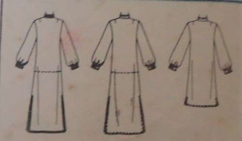 McCalls 5285 CAFTAN-DRESS-TOP WITH TRANSFER SIZE 14-16 BUST 92-97 CM COMPLETE WITH TRANSFER