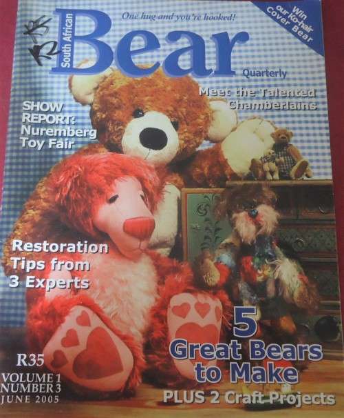 `SOUTH AFRICAN BEAR & QUARTERLY`  VOLUME 1 NUMBER 3 JUNE -40 PAGE MAGAZINE WITH PATTERNS