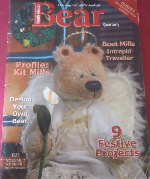 `SOUTH AFRICAN BEAR & QUARTERLY`  VOLUME 2 NUMBER 1 DECEMBER 2005 -40 PAGE MAGAZINE WITH PATTERNS