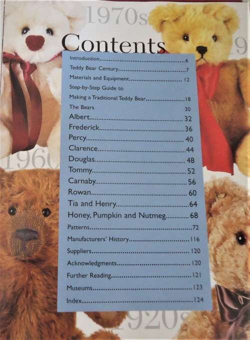 "TEDDY BEAR CENTURY" BRIAN & DONNA GIBBS -128 PAGE HARDCOVER WITH DUST JACKET