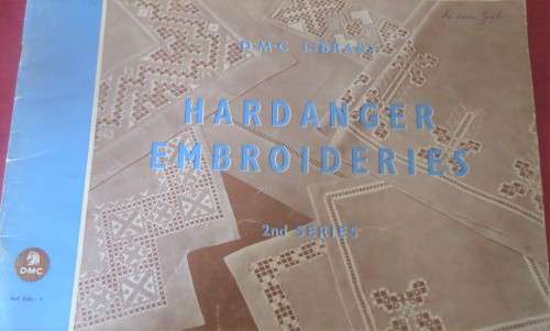 DMC LIBRARY HARDANGER EMBROIDERIES- 28 PAGES SOFT COVER