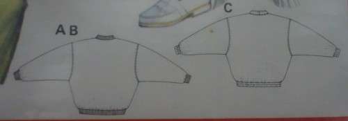 BURDA PATTERN 6034 MEN`S CASUAL JACKET SIZES 88-92-96-100-104-108-112 CM COMPLETE