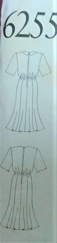 NEW LOOK PATTERNS 6255 FLARED DRESS SIZES 8-18  COMPLETE-MOSTLY UNCUT