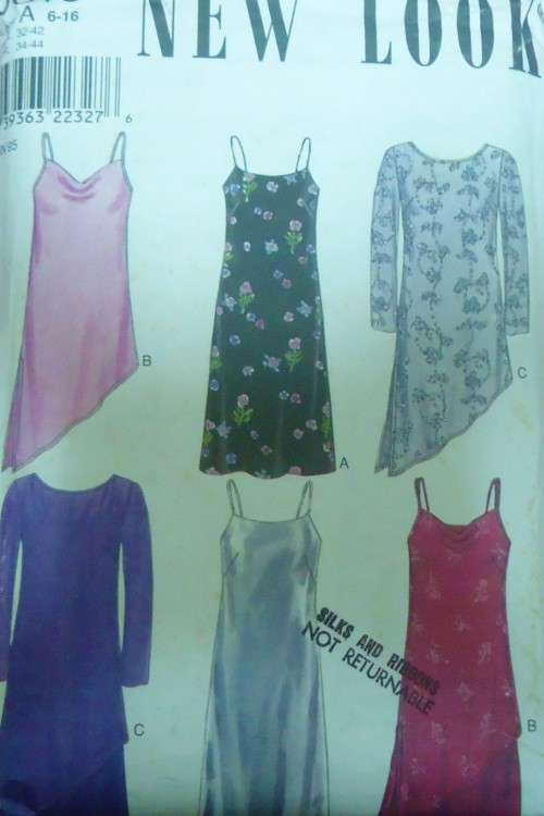 NEW LOOK PATTERNS 6815 STUNNING DRESSES  -SIZES 6 - 16 SEE LISTING