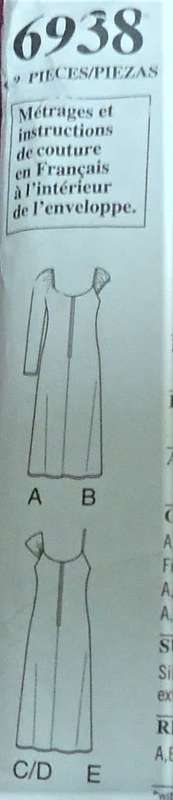 NEW LOOK PATTERNS 6838  STUNNING DRESSES-SIZE 6 - 16 SEE LISTING