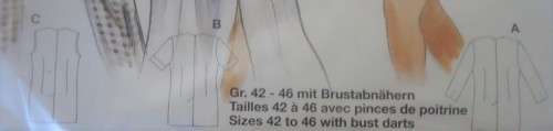 BURDA 4328 JACKET-TUNIC SIZE 10 - 20 -COMPLETE-UNCUT - F/FOLDED