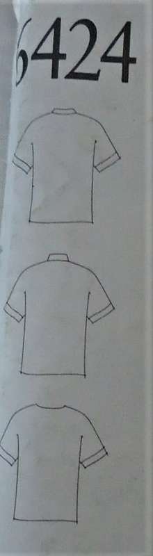NEW LOOK PATTERNS 6424 SET OF TOPS SIZES 8 - 18 COMPLETE