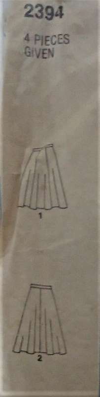 STYLE 2394 FLARED SKIRTS SIZE 20 WAIST 87 CM - SEE LISTING-ZIPLOC BAG