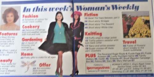 WOMAN`S WEEKLY - 12TH NOVEMBER 1991- 60 PAGES