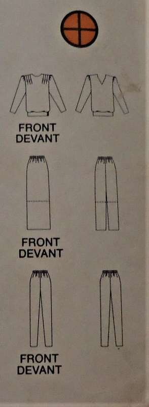 BUTTERICK 4363  TOP-SKIRT-PANTS SIZE 8-10-12  COMPLETE-UNCUT-F/FOLDED