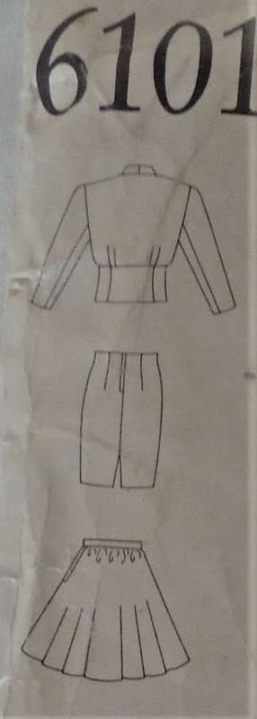 NEW LOOK PATTERNS 6101 COLLARED TOP & SKIRT SIZES 8-18 COMPLETE-ZIPLOC BAG