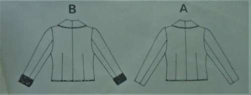 BURDA 5258  WINTER JACKET SIZE 10-12-14-16-18-20 COMPLETE-UNCUT-F.FOLDED