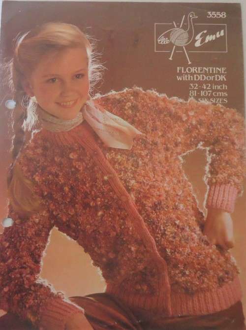 EMU 3558  CARDIGAN TO FIT  32- 42`  OR 81 - 107 CM BUST