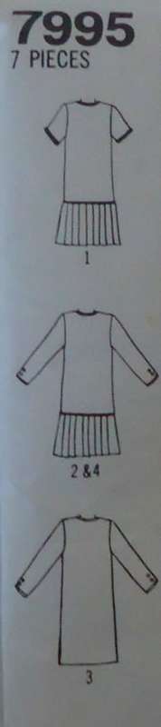 SIMPLICITY 7995 DRESS WITH /OUT PLEATED SKIRT SIZE P12-16 COMPLETE-UNCUT-F/FOLDED