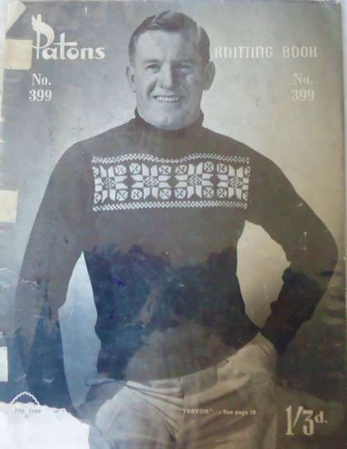 PATONS  KNITTING BOOK 399- MEN PATTERNS - 20 A4 PAGES