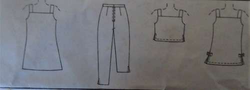 McCALL'S 2155 TEEN DRESS-TUNIC-TOP& PANTS SIZE CS=12-14-16 YRS COMPLETE CUT TO SIZE 16 YEARS