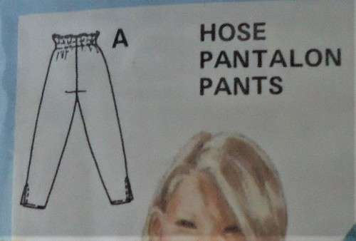 BURDA 6627 TEEN GIRLS PANTS-SUSPENDERS SIZE 10-12-11JUN-13 JUN-15JUN COMPLETE