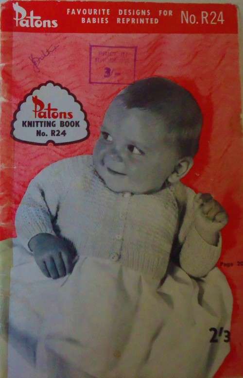 PATONS NO.R 24  KNITTING BOOK 68 A5 PAGES WITH TAPED SPINE