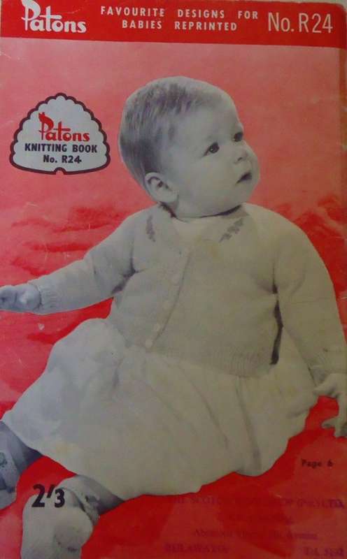 PATONS NO.R 24  KNITTING BOOK 68 A5 PAGES WITH TAPED SPINE