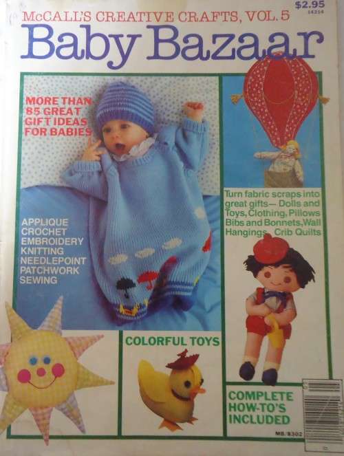 McCALLS CREATIVE CRAFTS  VOL 5 - BABY BAZAAR - 100 A4 PAGE MAGAZINE