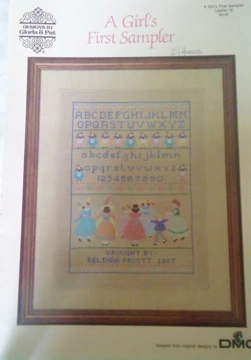 A GIRL`S FIRST SAMPLER -DESIGNS BY GLORIA & PAT 18 - 8 PAGES