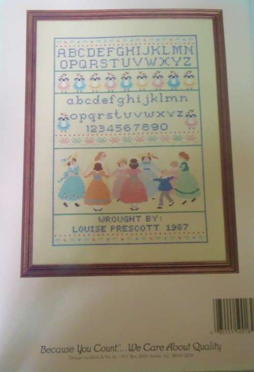 A GIRL`S FIRST SAMPLER -DESIGNS BY GLORIA & PAT 18 - 8 PAGES