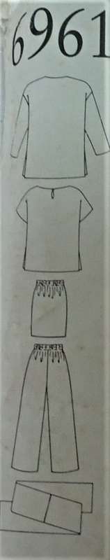 NEW LOOK 6961 JACKET-TOP-SKIRT-PANTS-SCARF- SIZE 8-18 COMPLETE-UNCUT-F/FOLDED