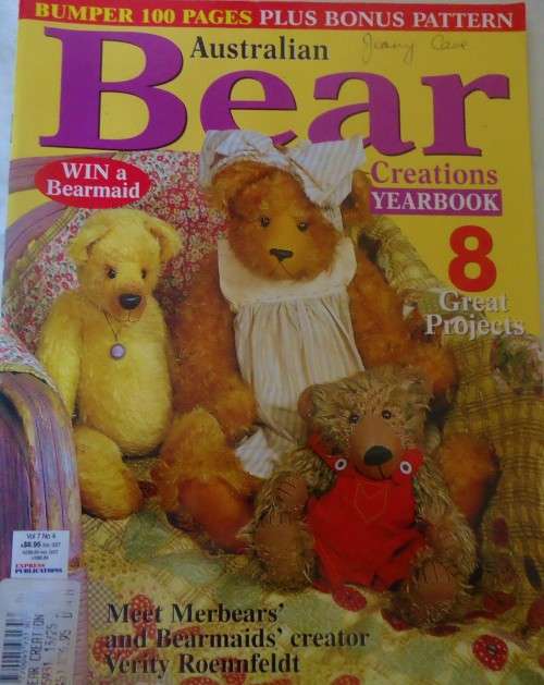 `BEAR CREATIONS` VOL 7 NO 4 AUSTRALIAN  -100 PAGE MAGAZINE INC PATTERNS