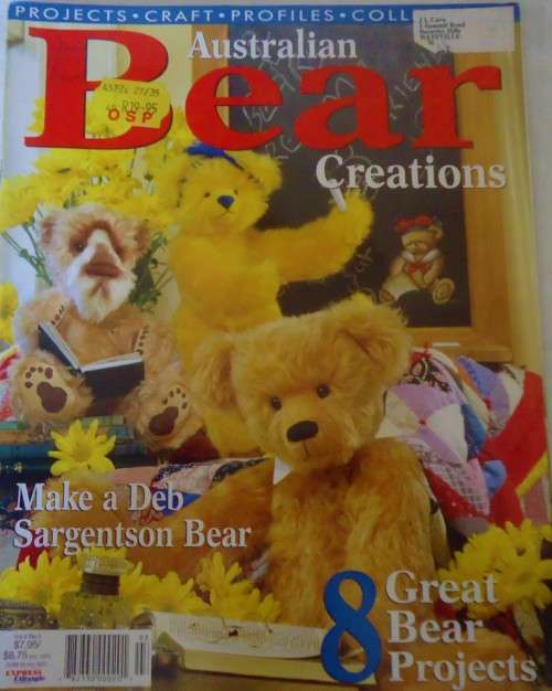 "BEAR CREATIONS" VOL 5 NO 5 AUSTRALIAN  -84 PAGE MAGAZINE INC PATTERNS