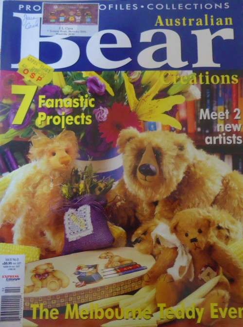 `BEAR CREATIONS` VOL 6 NO 5 AUSTRALIAN  -84 PAGE MAGAZINE INC PATTERNS