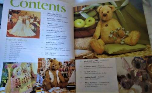 `BEAR CREATIONS` VOL 7 NO 4 AUSTRALIAN  -100 PAGE MAGAZINE INC PATTERNS