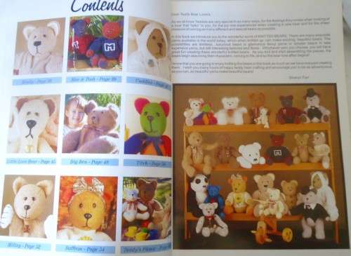 `BEAUTIFUL BEARS` 18 HAND KNITTED BEARS FOR ALL OCCASIONS - SAPROTEX DESIGN STUDIO- 64 PAGES
