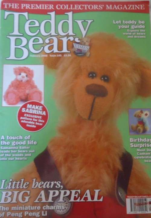 `TEDDY BEAR` FEBRUARY 2005-ISSUE 145 UK  68 PAGES