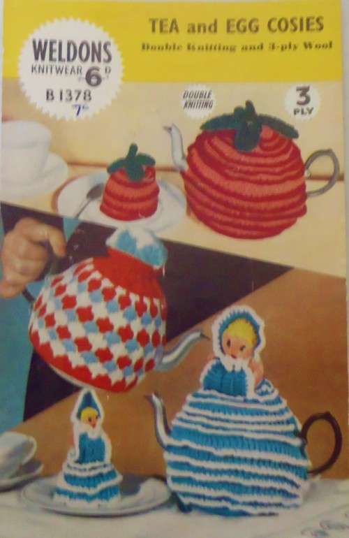WELDONS B 1378 TEA & EGG COSIES
