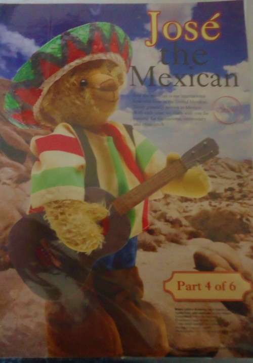 EASY TO MAKE `JOSE THE MEXICAN ` TEDDY BEAR COSTUME WITH FULL SIZE PATTERN THREADS & CRAFTS 51