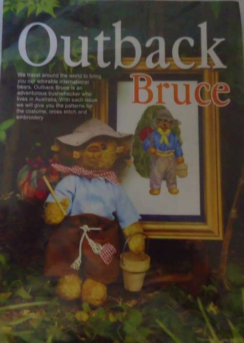 OUTBACK BRUCE - COSTUME-CROSS STITCH - EMBROIDERY - THREADS & CRAFTS 49