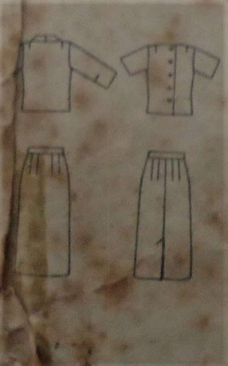 VINTAGE BUTTERICK PATTERN 2178 SUIT CO-ORDINATES SIZE 14 BUST 34`  COMPLETE-ZIPLOC BAG