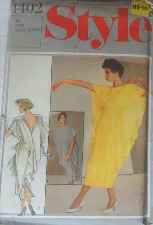 STYLE 4402 STUNNING EVENING DRESS-CAFTAN  SIZE 14 COMPLETE