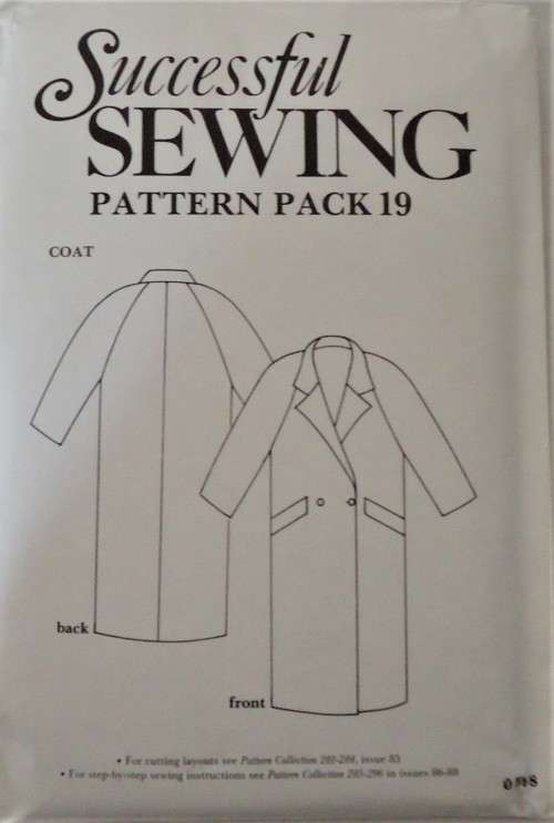SUCCESSFUL SEWING PATTERN PACK 19 COAT 8 - 18 COMPLETE-UNCUT-F/FOLDED
