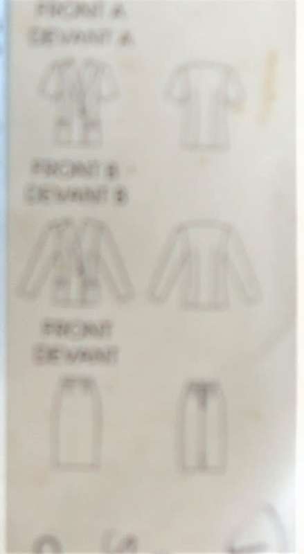 VOGUE 9787 JACKET-SKIRT SIZE 8-10-12 -SEE LISTING
