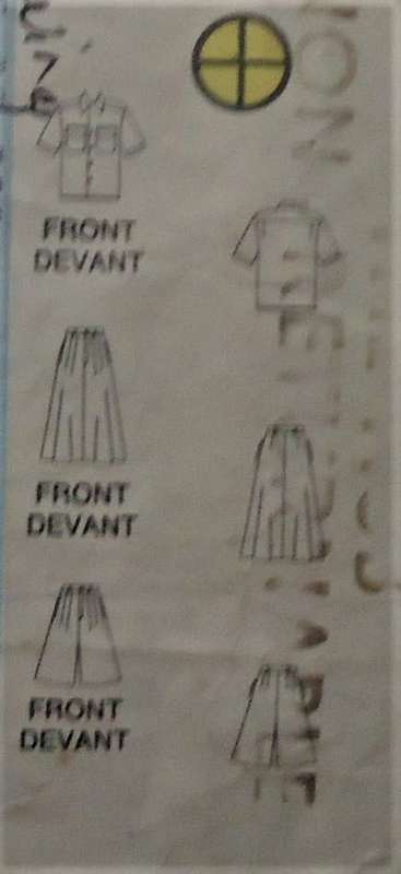 BUTTERICK 6008 SKIRT-SHIRT-SHORTS SIZE 12-14-16 COMPLETE