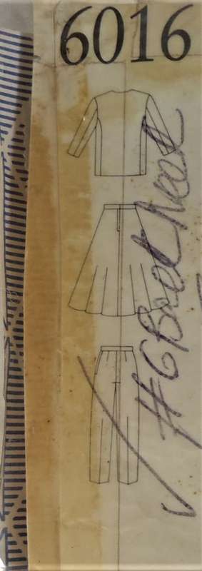 NEW LOOK PATTERNS 6016 JACKET-SKIRT-PANTS SIX SIZES IN ONE 8 - 18 COMPLETE-ZIPLOC BAG