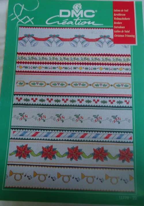 DMC CREATION - CHRISTMAS TRIMMING CROSS STITCH PATTERN