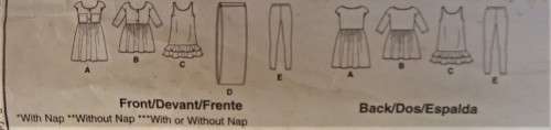 McCALLS M6275 GIRLS DRESS-LEGGINGS-SCARF SIZE 10 1/2 -12 1/2-14 1/2-16 1/2 SEE LISTING -ZIPLOC BAG