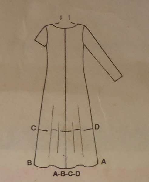 McCALLS 9543 BIAS DRESS IN 2 LENGTHS SIZE D12-14-16 COMPLETE