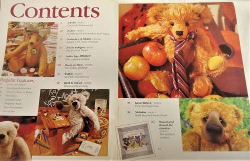 `BEAR CREATIONS` VOL 6 NO 7 AUSTRALIAN 2001 - 84 PAGE MAGAZINE INC PATTERNS