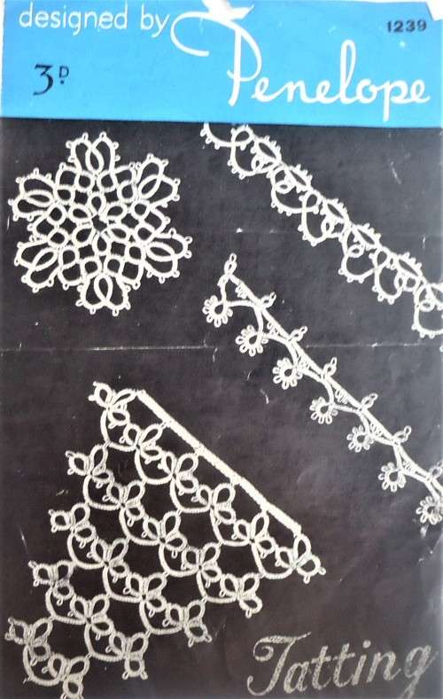 TATTING DESIGNED BY PENELOPE   4 PAGE A4 BOOK