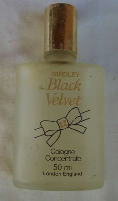 YARDLEY BLACK VELVET COLOGNE BOTTLE
