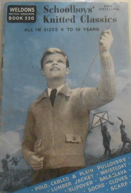 WELDONS BOOK 330  SCHOOLBOYS` KNITTED CLASSICS